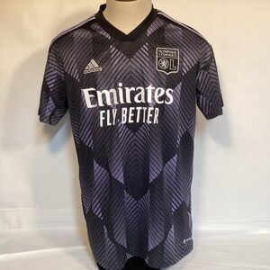 Olympique Lyonnais Soccer Third Jersey Men’s size Large Adidas